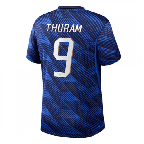 Stroje piłkarskie Francja Marcus Thuram #9 Koszulka Podstawowej MŚ 2026 Krótki Rękaw